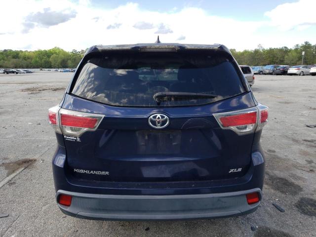 VIN 5TDKKRFH9ES009207 2014 Toyota Highlander, Xle no.6