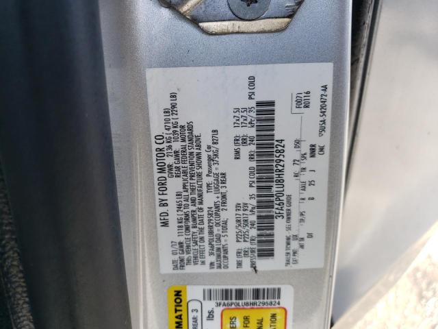 VIN 3FA6P0LU8HR295824 2017 FORD FUSION no.13