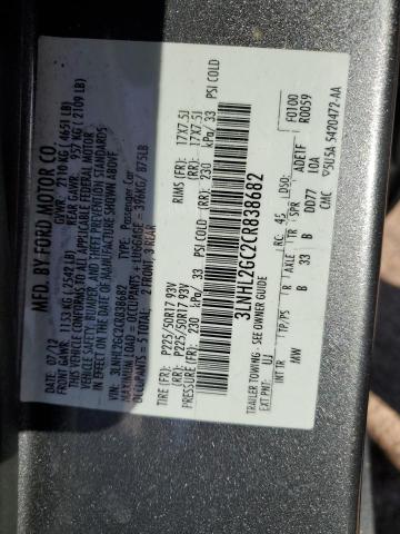 2012 Lincoln Mkz VIN: 3LNHL2GC2CR838682 Lot: 47240364