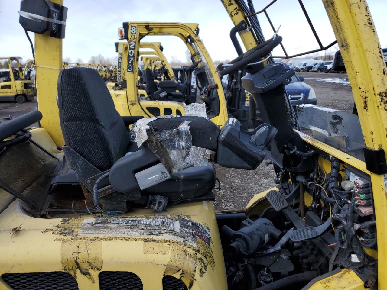 Lot #3242791974 2009 HYSTER FORKLIFT