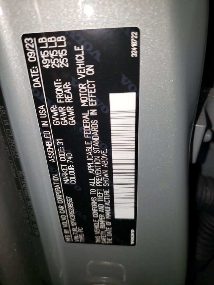 7JRL12FK3RG299567 VOLVO S60 CORE 2024