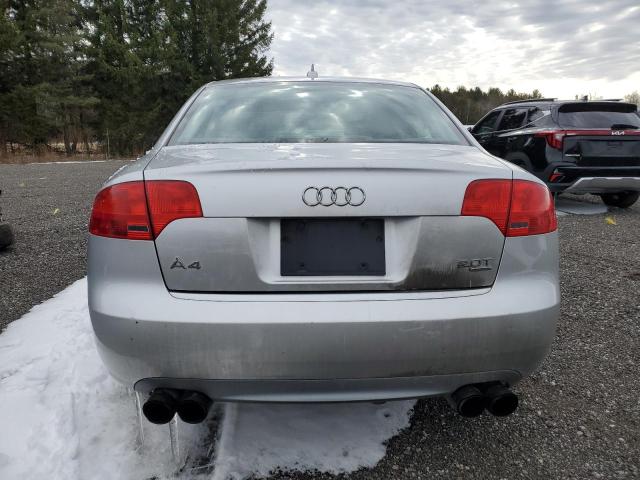 2008 Audi A4 2.0T Quattro VIN: WAUDF68E98A074393 Lot: 81907533