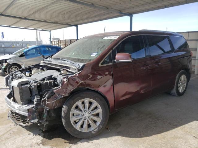 Lot #2502962940 2016 KIA SEDONA EX salvage car
