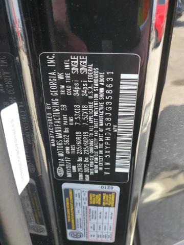 2018 KIA SORENTO 5XYPHDA58JG358631