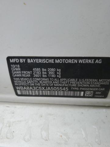 2018 BMW 320 XI WBA8A3C5XJA505545
