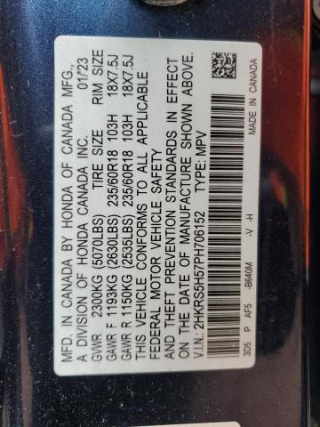 2023 HONDA CR-V SPORT - 2HKRS5H57PH706152