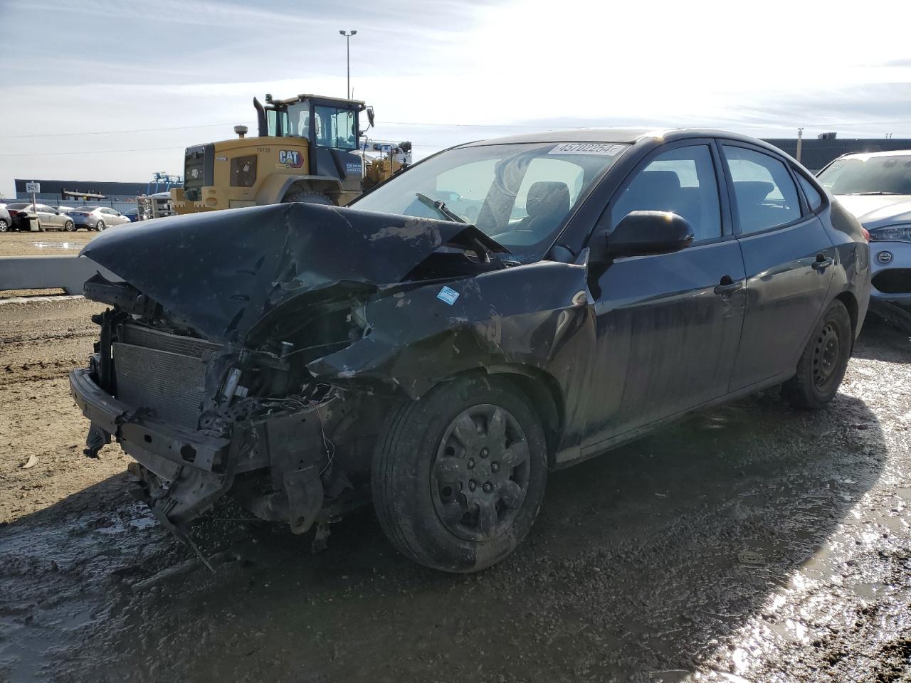 KMHDU4BD6AU983169 2010 Hyundai Elantra Blue