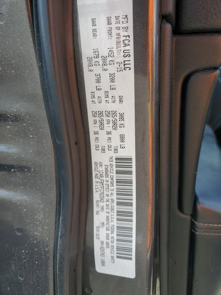 1C4RJFBM7FC763342 2015 Jeep Grand Cherokee Limited