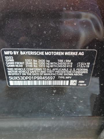  BMW X3 2023 Черный
