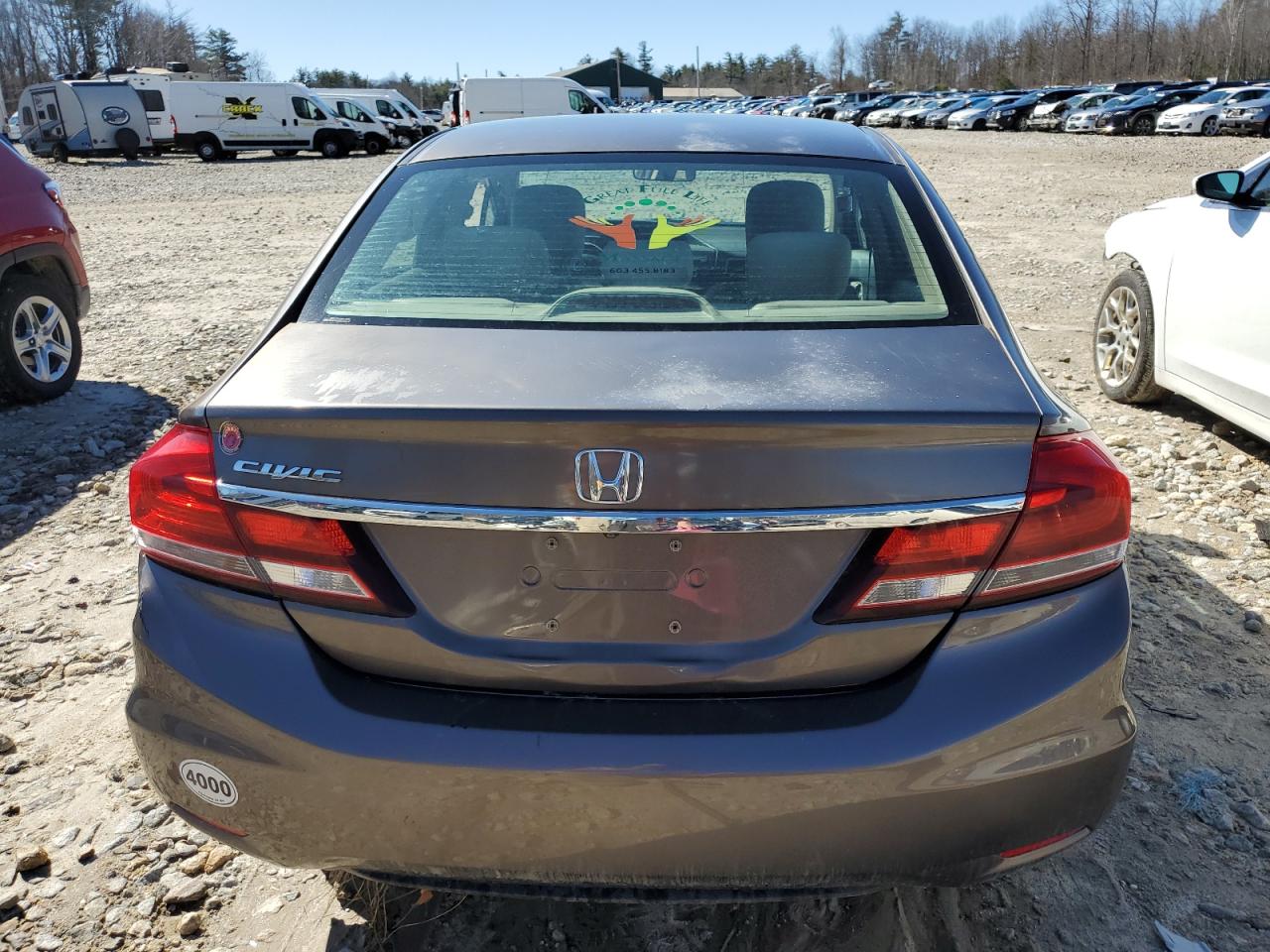 2013 Honda Civic Lx vin: 2HGFB2F54DH536570