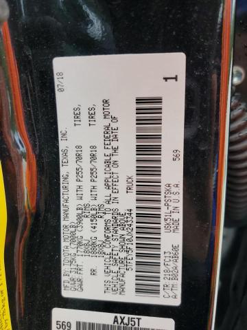 5TFEY5F10JX243344 TOYOTA TUNDRA 2018