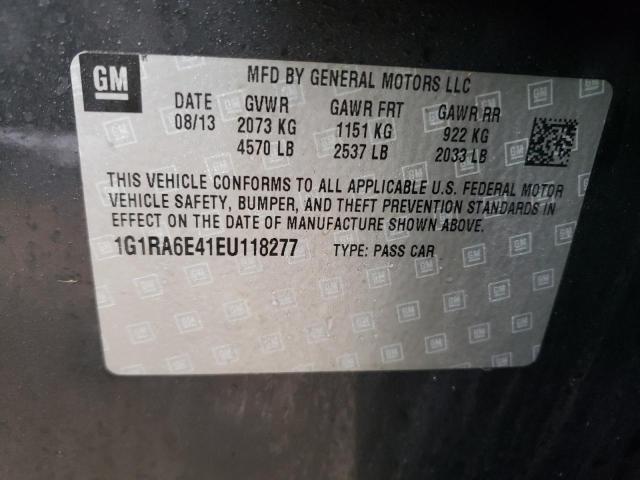 VIN 1G1RA6E41EU118277 2014 Chevrolet Volt no.12