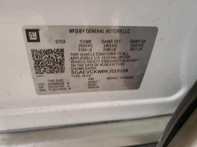 2019 BUICK ENCLAVE AV - 5GAEVCKW9KJ115124