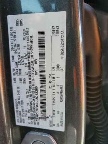 2020 FORD ESCAPE SE - 1FMCU9G69LUC13280
