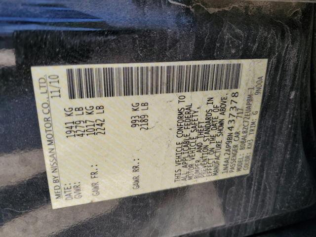 2011 Nissan Altima Base VIN: 1N4AL2AP9BN437378 Lot: 45680944