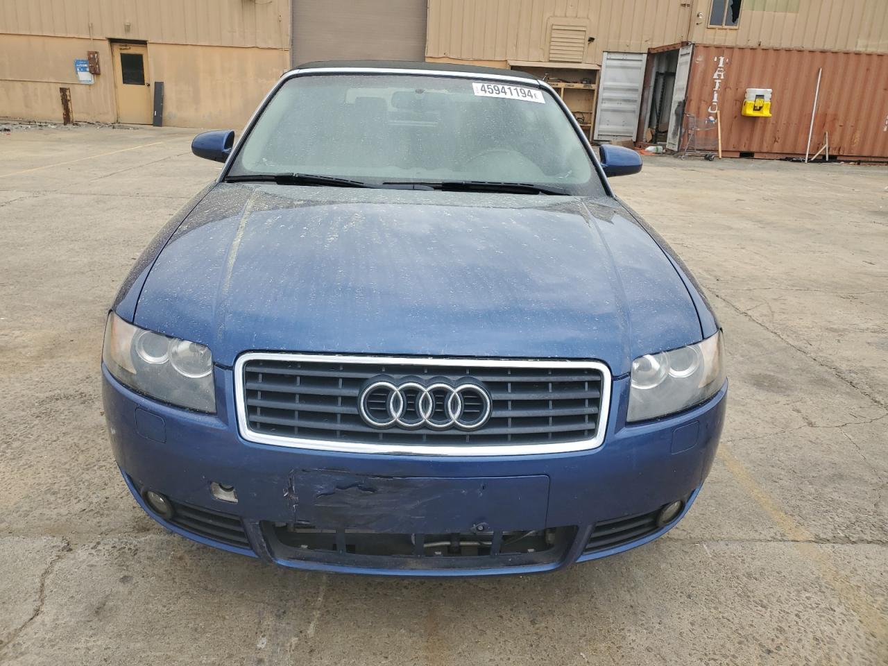 WAUAC48H55K008343 2005 Audi A4 1.8 Cabriolet