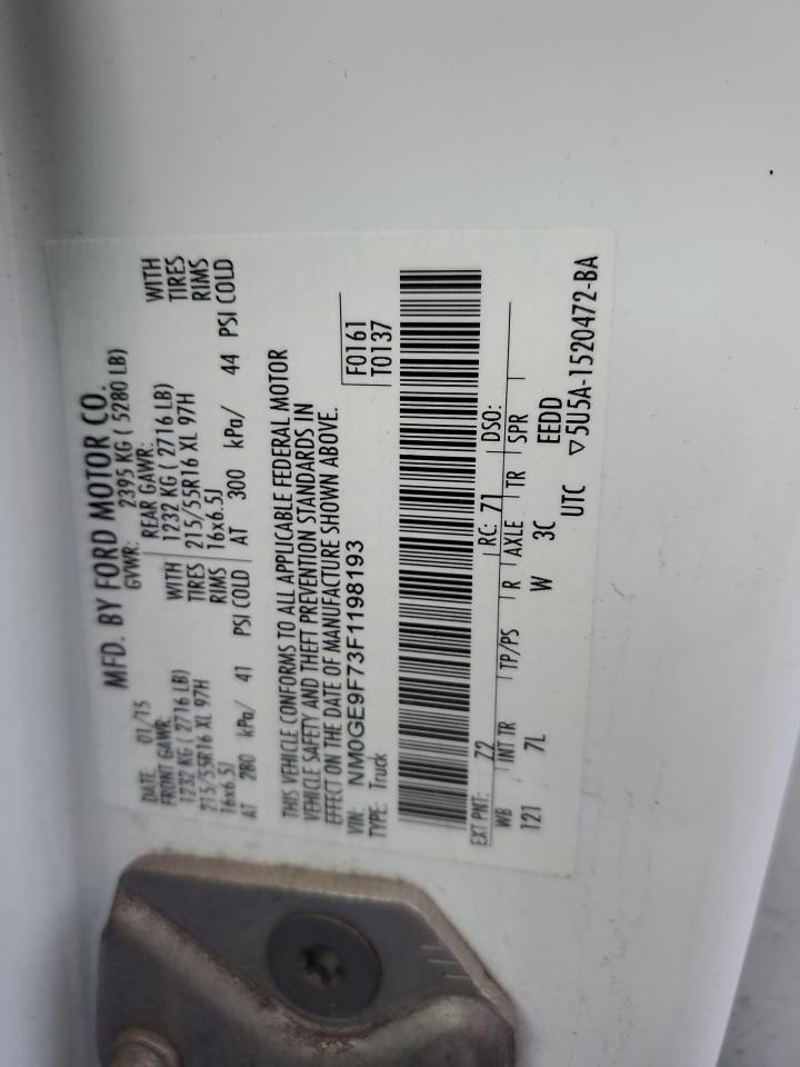 NM0GE9F73F1198193 2015 Ford Transit Connect Xlt