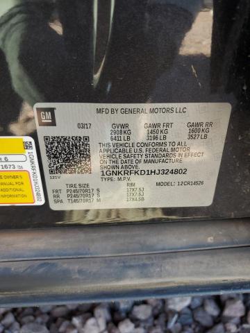 2017 Chevrolet Traverse Ls VIN: 1GNKRFKD1HJ324802 Lot: 46588294