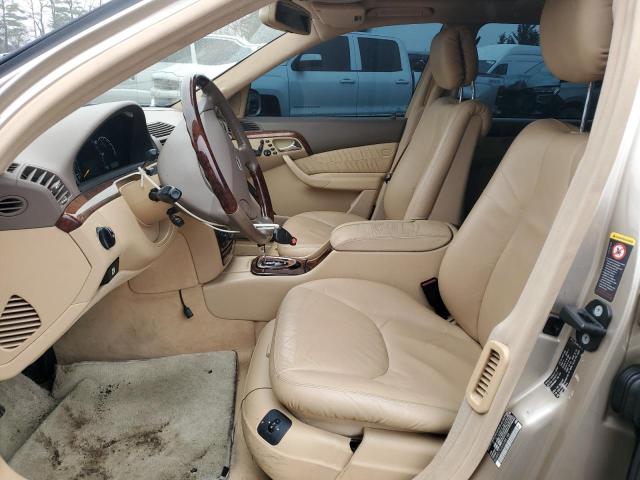 2002 Mercedes-Benz S 500 VIN: WDBNG75J32A286188 Lot: 45456474