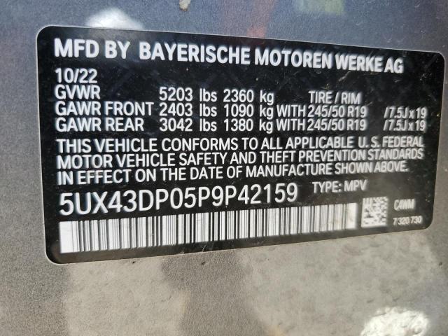  BMW X3 2023 Сірий