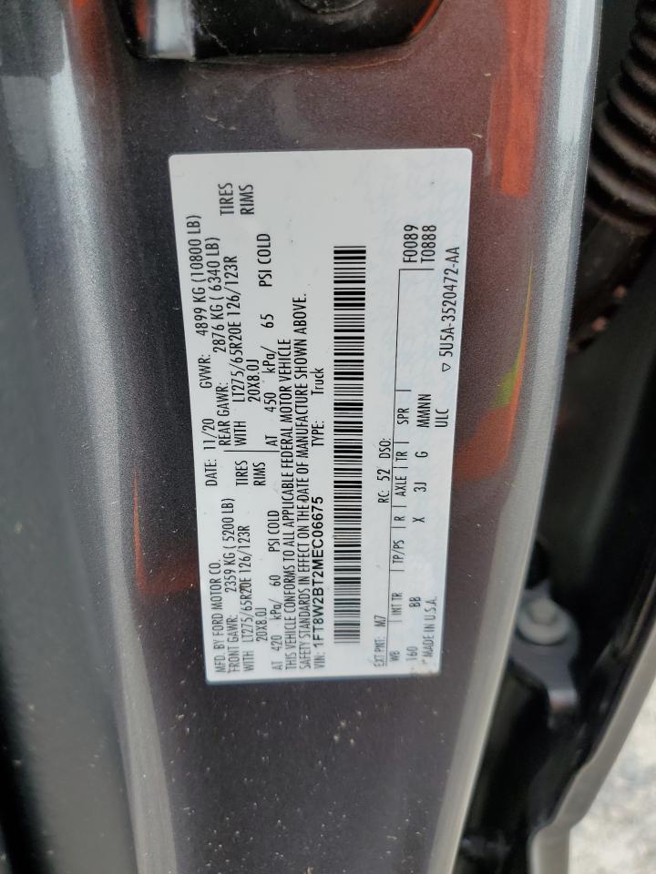 1FT8W2BT2MEC06675 FORD F250 2021
