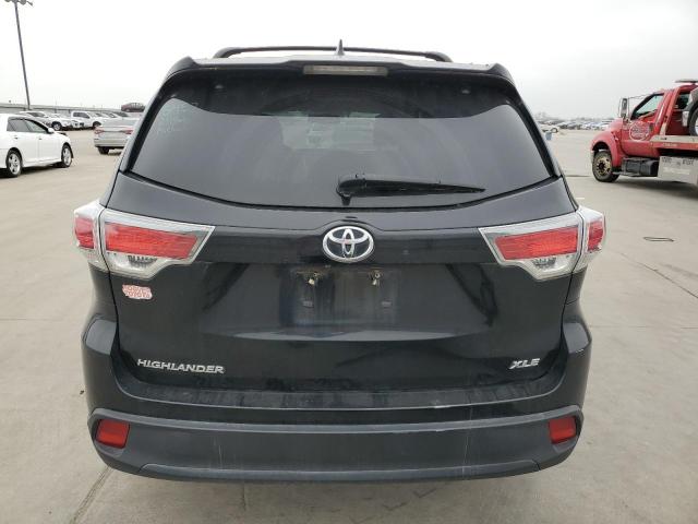 VIN 5TDKKRFH0ES025344 2014 Toyota Highlander, Xle no.6