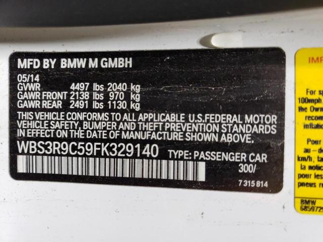 Купе BMW M4 2015 Белый