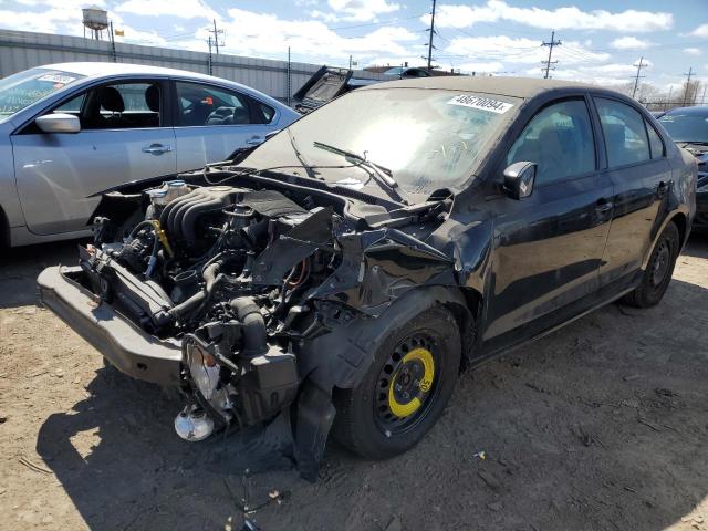 Lot #2438302768 2014 VOLKSWAGEN JETTA BASE salvage car