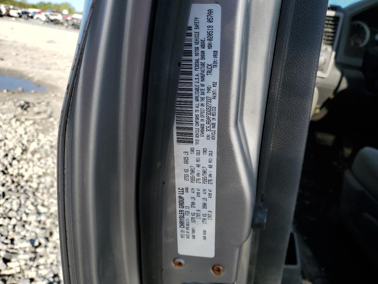 3C6JR6AP3DG527337 2013 Ram 1500 St