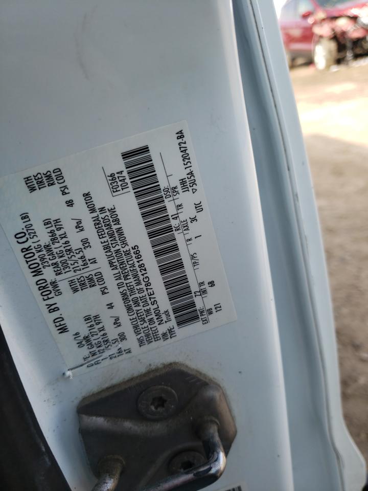 NM0LS7E78G1281665 FORD TRANSIT 2016