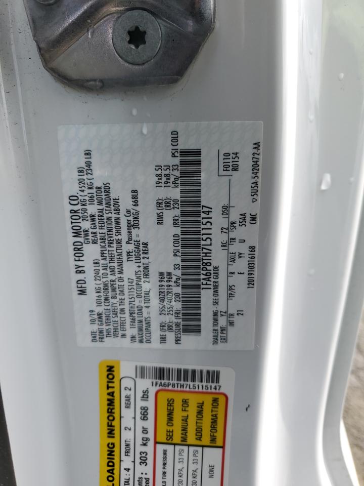 1FA6P8TH7L5115147 FORD ALL Models 2020