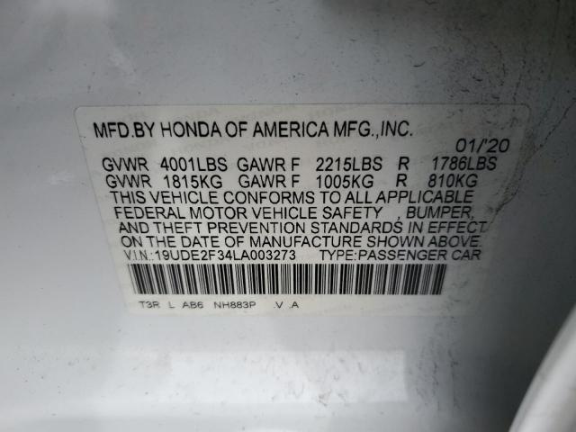 19UDE2F34LA003273 Acura ILX  12