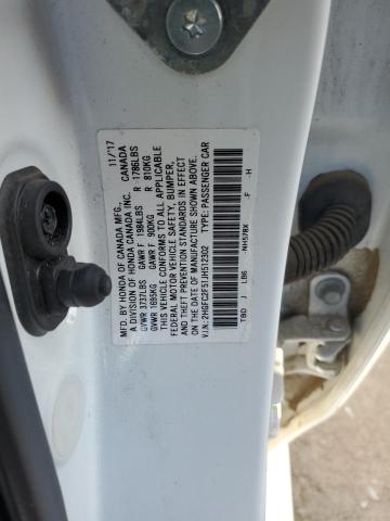2018 HONDA CIVIC LX - 2HGFC2F51JH512302