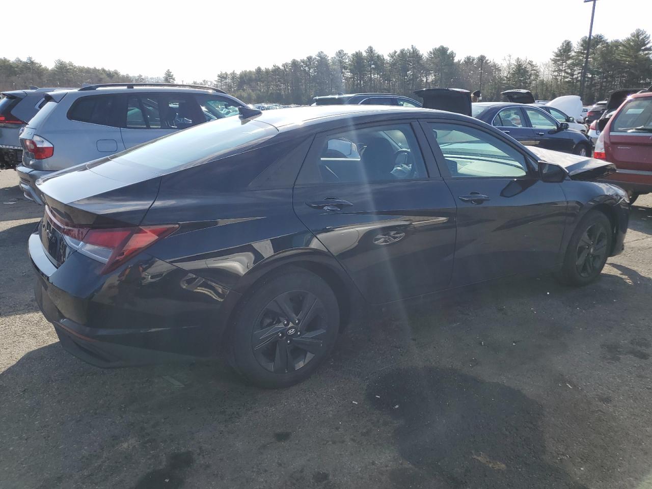 Lot #2862273457 2021 HYUNDAI ELANTRA SE