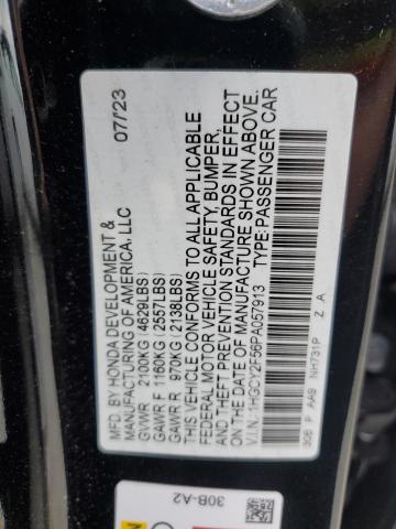 2023 HONDA ACCORD HYB - 1HGCY2F56PA057913