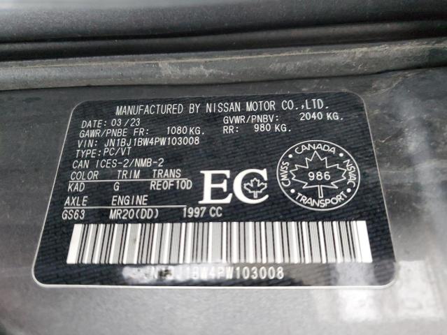 2023 NISSAN QASHQAI SV JN1BJ1BW4PW103008