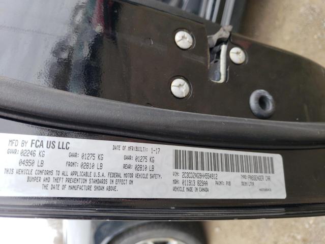 2017 Dodge Challenger Sxt VIN: 2C3CDZAG9HH554912 Lot: 47728564