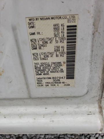 2021 NISSAN NV 2500 SV - 1N6AF0KY0MN807047