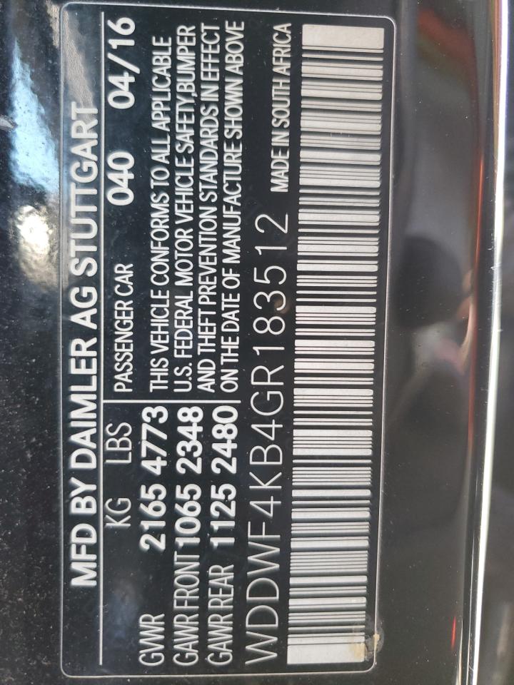 WDDWF4KB4GR183512 2016 Mercedes-Benz C 300 4Matic