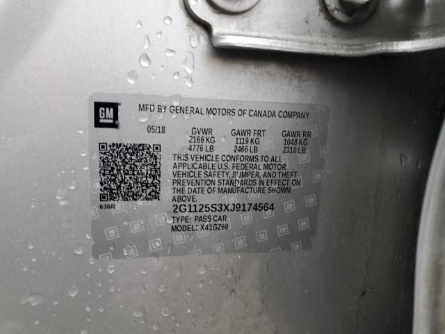 2018 Chevrolet Impala Premier VIN: 2G1125S3XJ9174564 Lot: 48421004