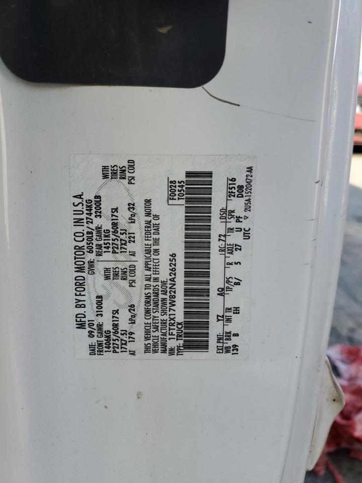 1FTRX17W82NA26256 2002 Ford F150