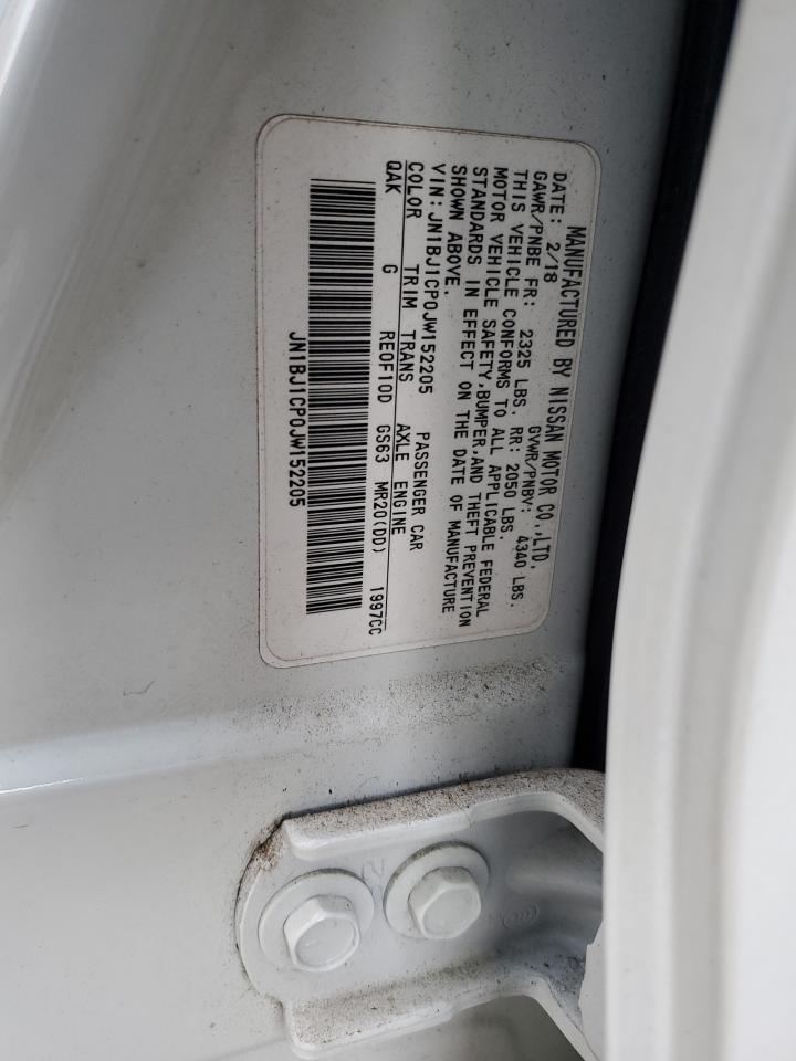 JN1BJ1CP0JW152205 NISSAN ROGUE 2018