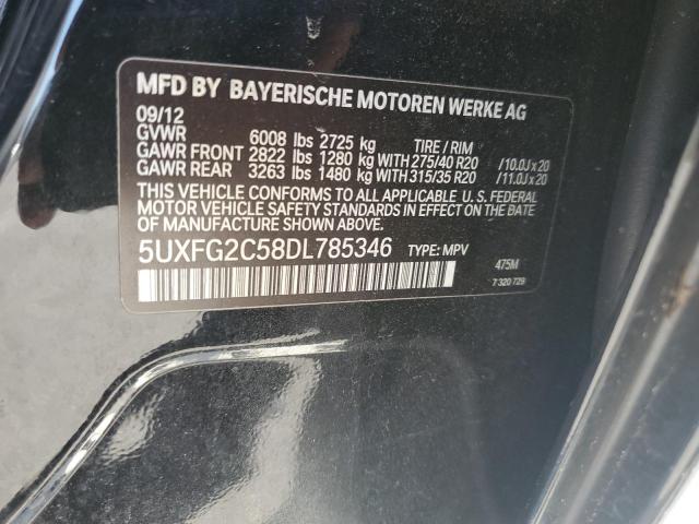 VIN 5UXFG2C58DL785346 2013 BMW X6, Xdrive35I no.13