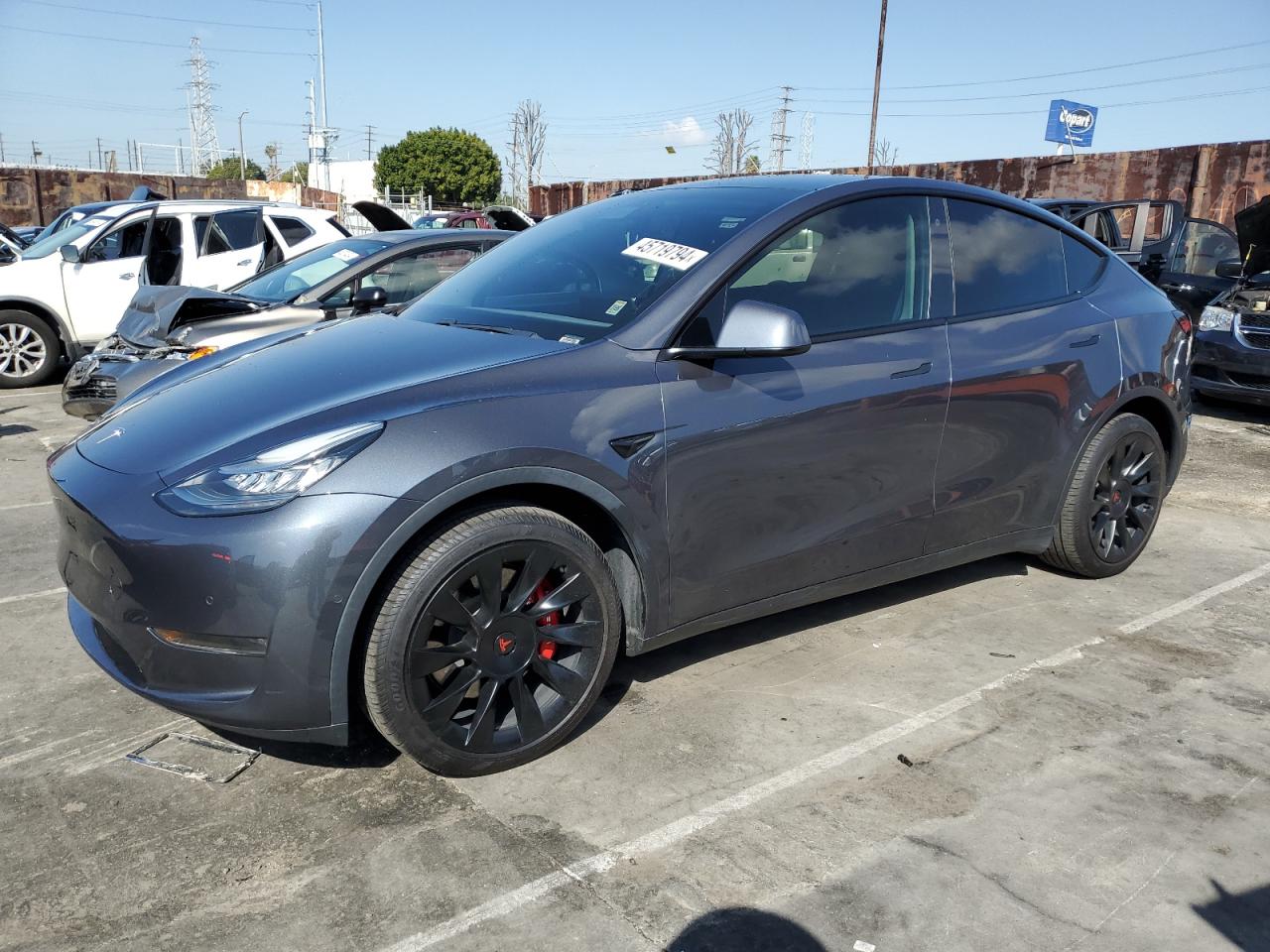 5YJYGDEE9LF022868 TESLA MODEL Y 2020