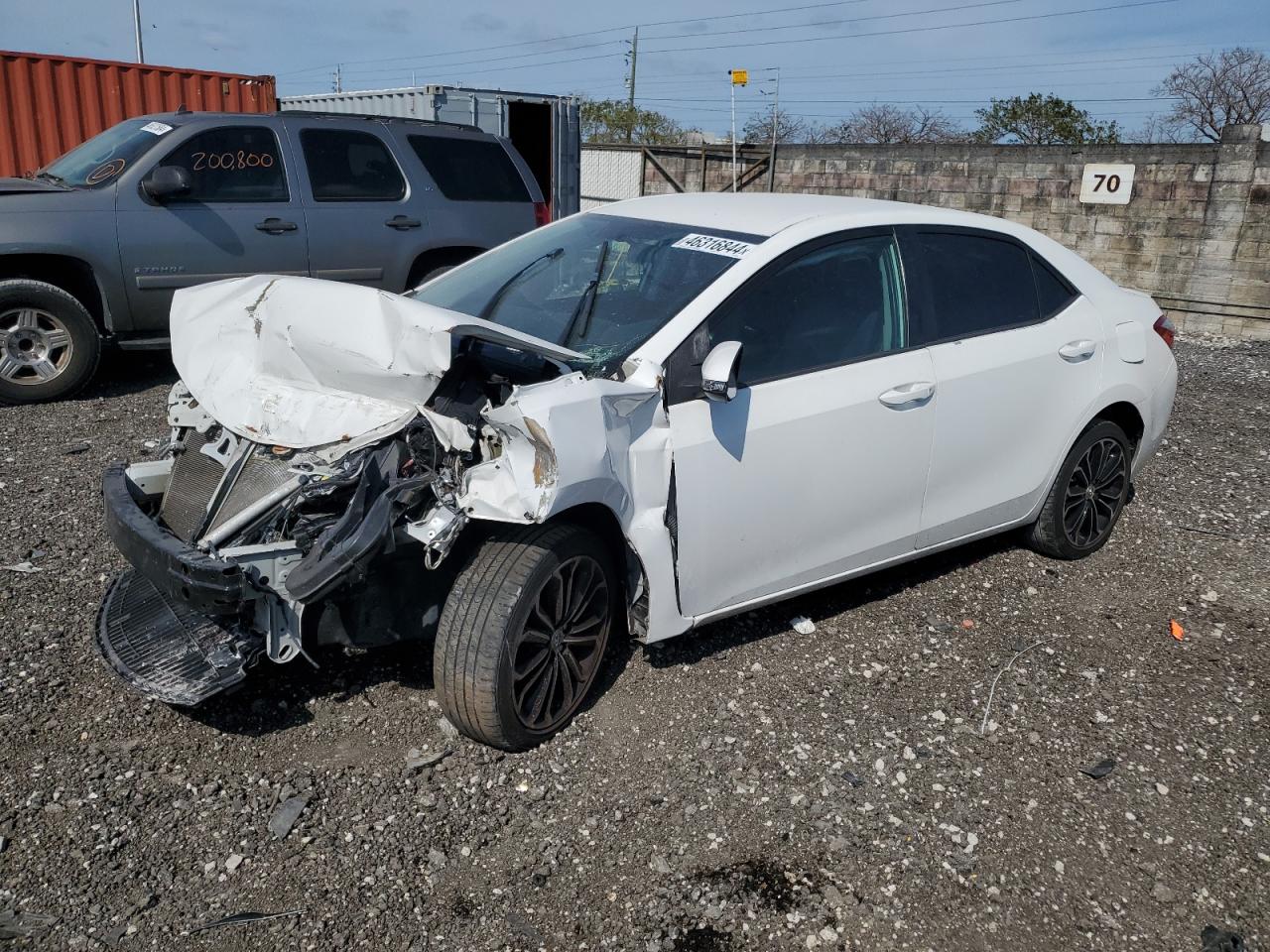 5YFBURHE1GP390012 TOYOTA COROLLA 2016