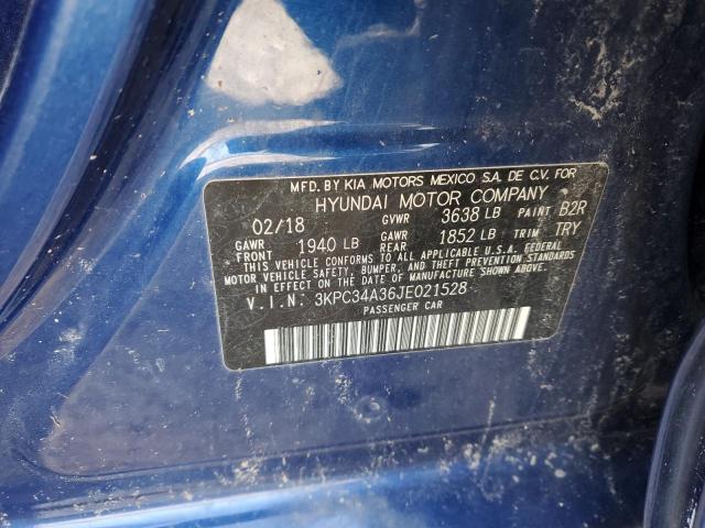 2018 HYUNDAI ACCENT LIM - 3KPC34A36JE021528