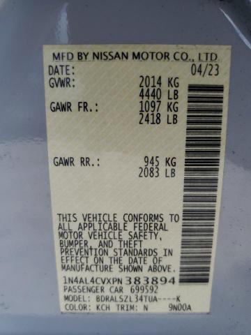 2023 NISSAN ALTIMA SR - 1N4AL4CVXPN383894
