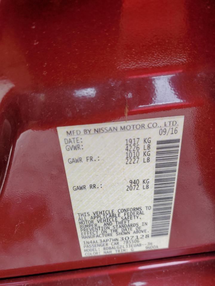 1N4AL3AP7HN307128 NISSAN ALTIMA 2017