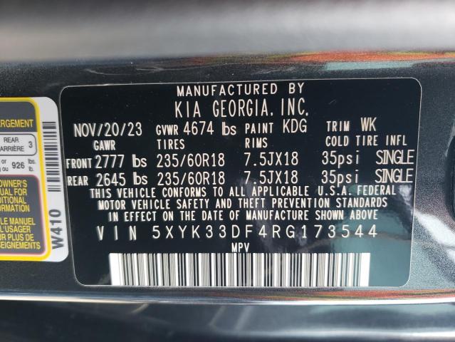 5XYK33DF4RG173544 Kia Sportage E 13