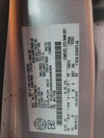 2016 FORD ESCAPE SE - 1FMCU9G99GUA56494
